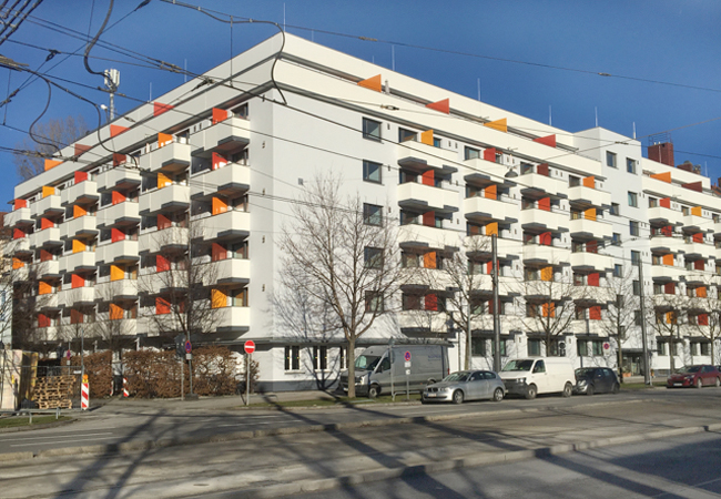 Studentenwohnung in München als Architekt gebaut durch Ralf Kohlbecker Huglfing für M-21 Campus Universität München
